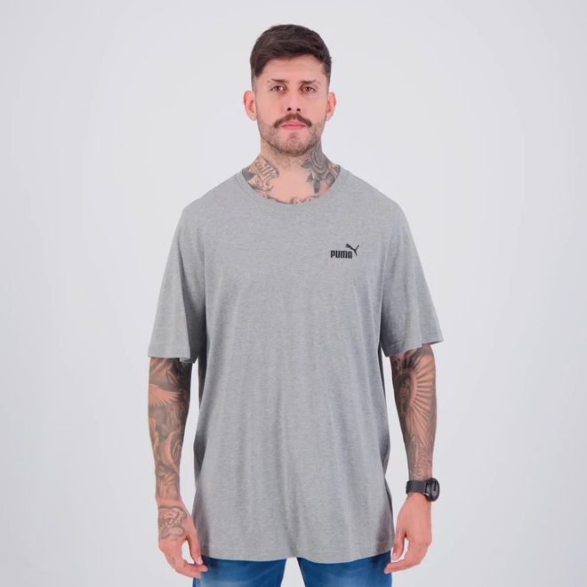 Camiseta Puma ESS Small No. 1 Masculina - Foto 1
