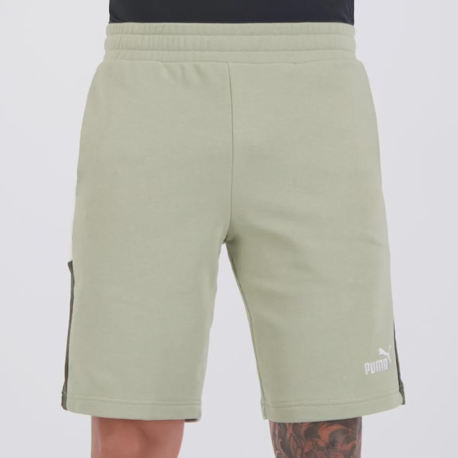 Bermuda Puma ESS Block 10 Masculino - Foto 1