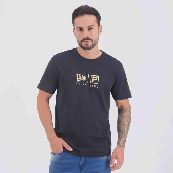 Camiseta New Era X Fila Masculina - Foto 1
