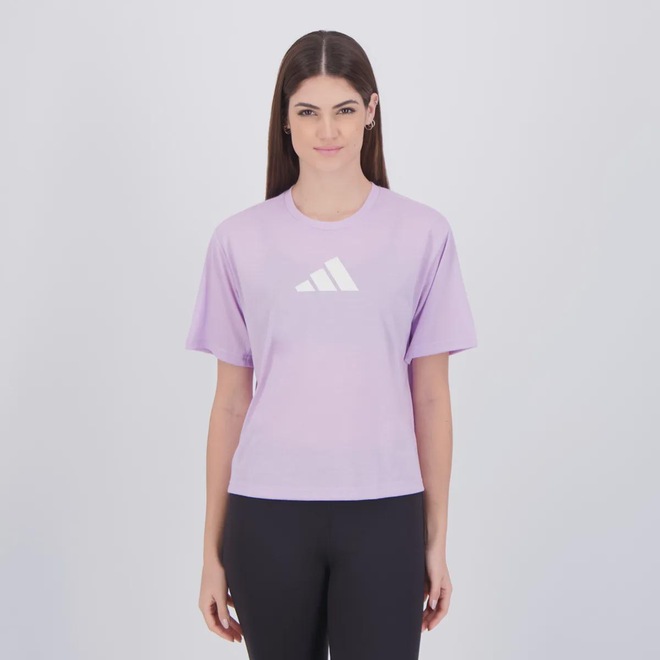Camiseta adidas TR Essentials BL Feminina - Foto 1