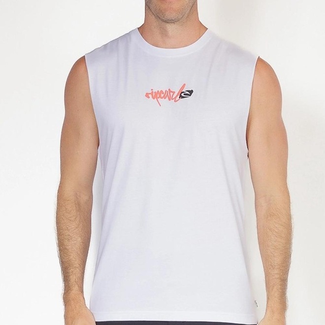 Camiseta Regata Rip Curl Script Muscle Signature GM SM26 Masculina - Foto 1
