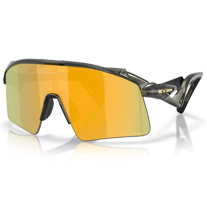 Óculos de Sol Oakley Stunt Wing Grey Smoke Prizm 24k - Adulto - Foto 1