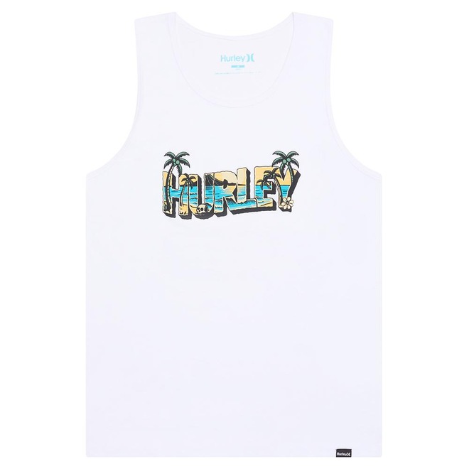 Camiseta Regata Hurley Beach SM26 Masculina - Foto 1