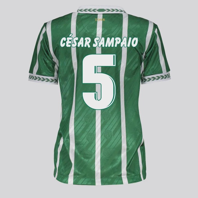 Camisa Palmeiras Retrô 1994 5 César Sampaio Feminina - Foto 1