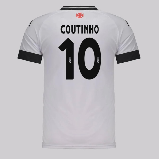 Camisa do Vasco Supporter UP 10 Coutinho Kappa Masculina - Foto 1