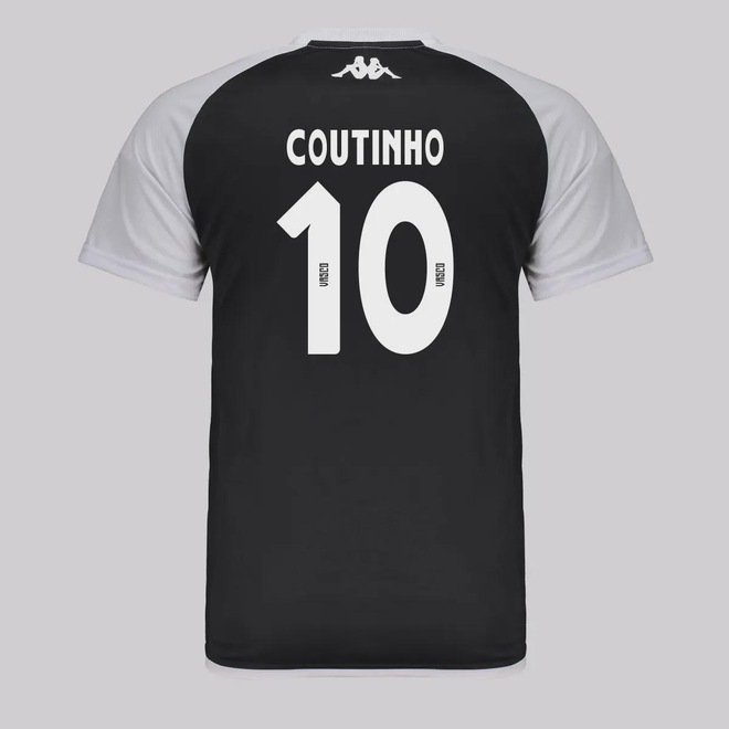 Camisa do Vasco Supporter Graphik Duo Kappa 10 Coutinho Masculina - Foto 1