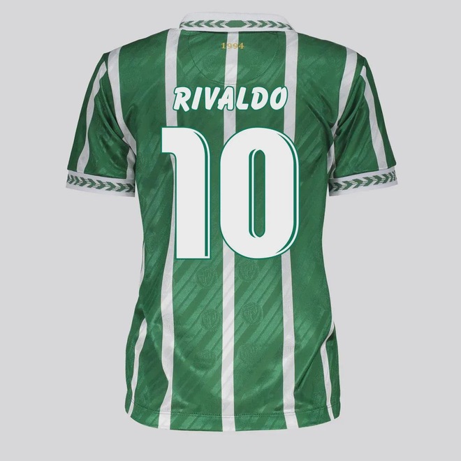 Camisa Palmeiras Retrô 1994 10 Rivaldo Feminina - Foto 1