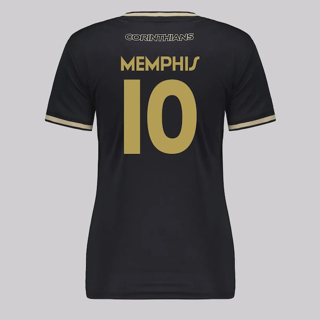 Camisa Corinthians Classic 10 Memphis Feminina - Foto 1