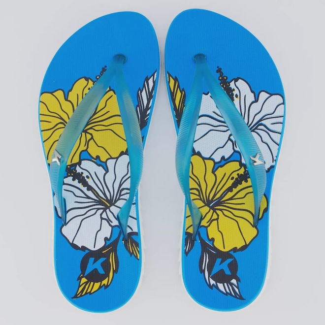 Chinelo Kenner Ibiza Hibisco Feminino - Foto 1
