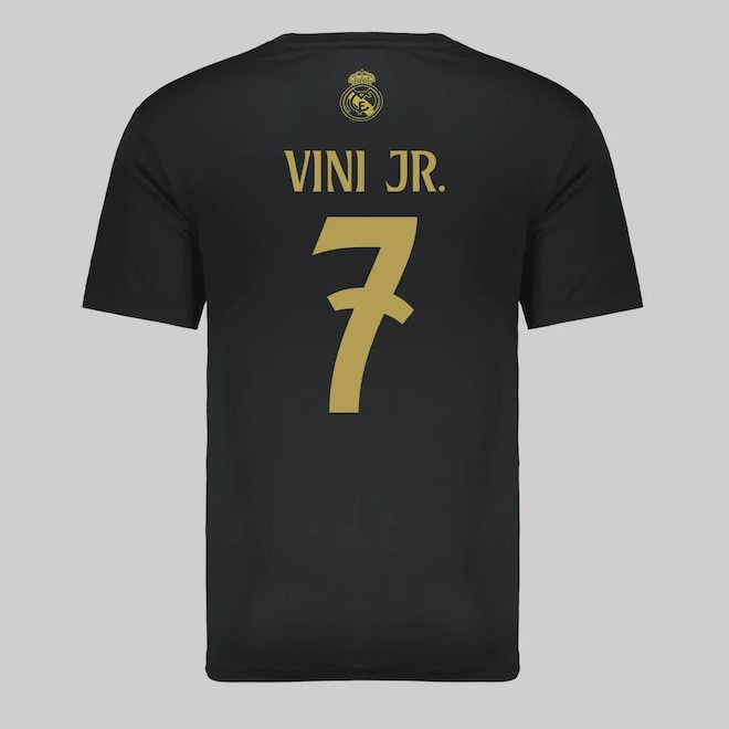 Camisa Real Madrid Soft 7 Vini Jr Infantil - Foto 1