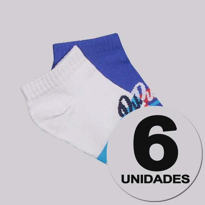 Kit Meia Puma Sapatilha 6 Pares Infantil - Foto 1