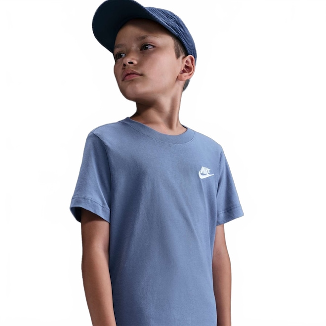 Camiseta Nike Sportswear Futura Infantil - Foto 1