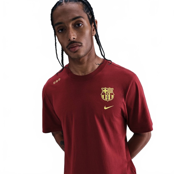 Camiseta Barcelona Nike Masculina - Foto 1
