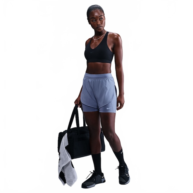 Shorts Dri-FIT Nike Universa 2IN1 Feminino - Foto 1