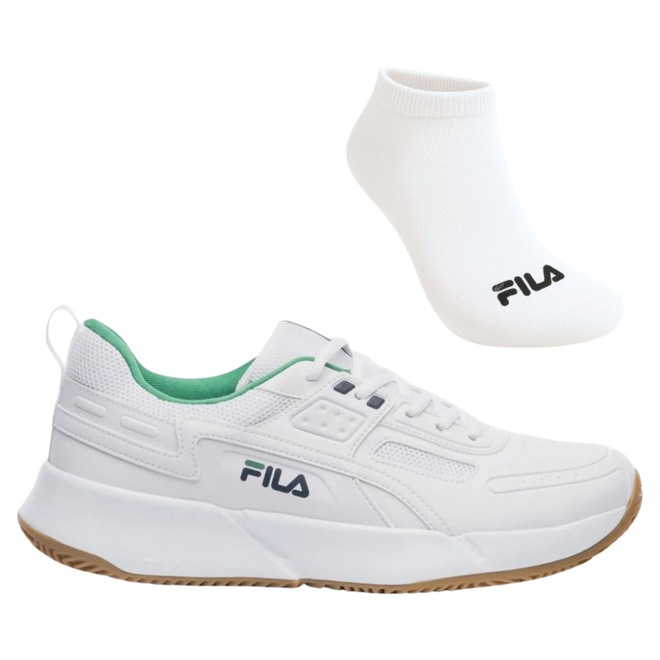 Kit Tênis Masculino Fila Precision + Meia - Foto 1