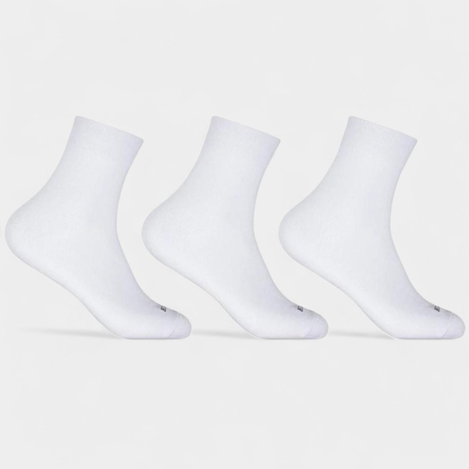 Kit 3 Pares Meia Hoahi Cano Alto Unissex - Foto 1