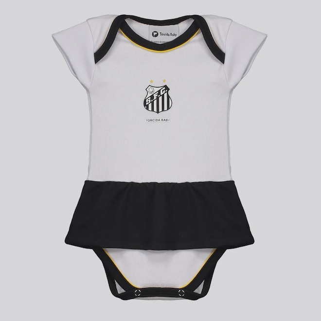 Body Vestido Santos Infantil - Foto 1