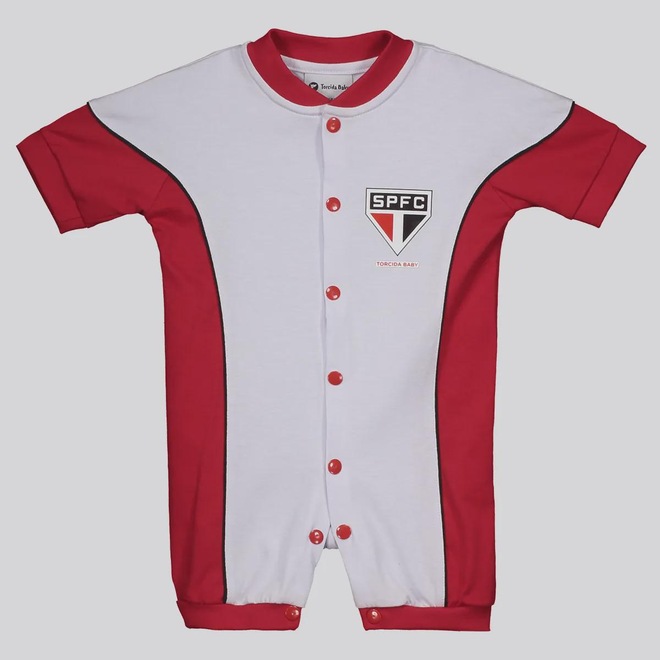 Macacão Meia Malha Curto São Paulo - Foto 1