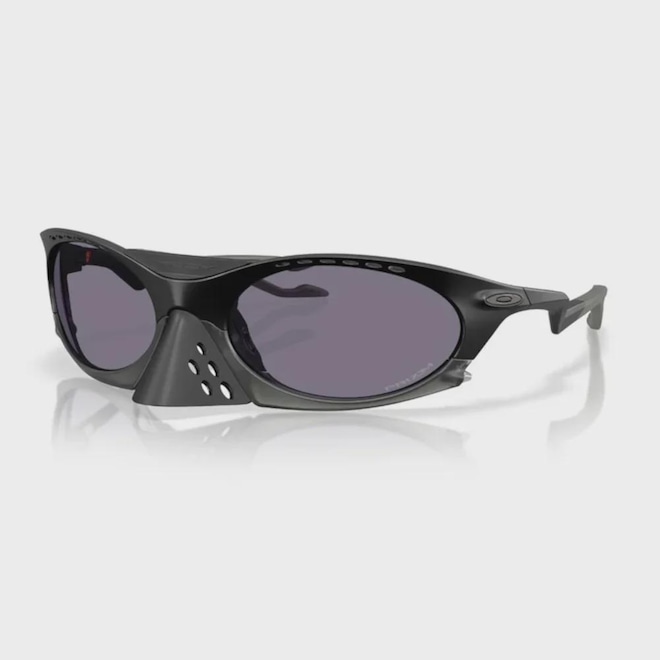 Óculos de Sol Unissex Oakley Plantaris Matte Black Prizm - Foto 1