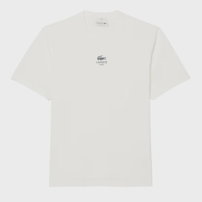 Camiseta Lacoste com Estampa Assinada Unissex - Foto 1