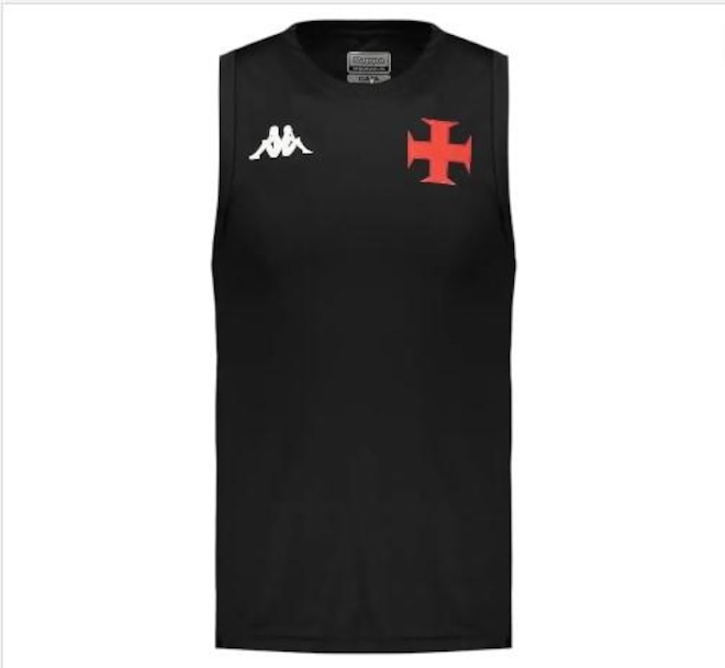 Camiseta Regata Kappa Vasco Treino Comissão 25/26 Masculina - Foto 1