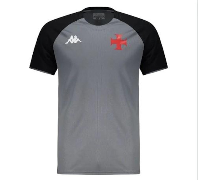 Camisa do Vasco da Gama Treino Atleta 25/26 Kappa Masculina - Foto 1