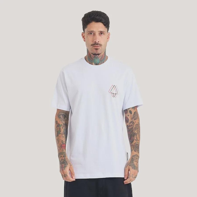 Camiseta Regular MCD Espada Peito Lenticular - Masculina - Foto 1