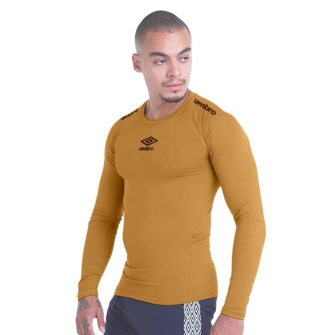 Camisa Térmica Umbro Clubes 2023 Profissional Masculina - Foto 1