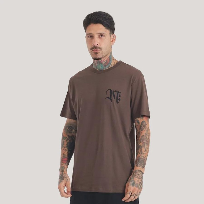 Camiseta Regular MCD Caligrafiti Costas - Masculina - Foto 1