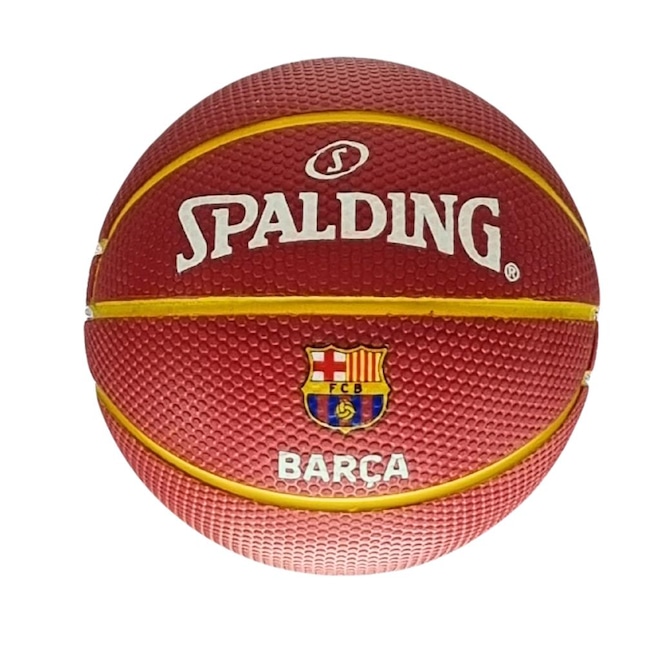 Mini Bola de Basquete Spalding Spaldeen Barcelona - Foto 1