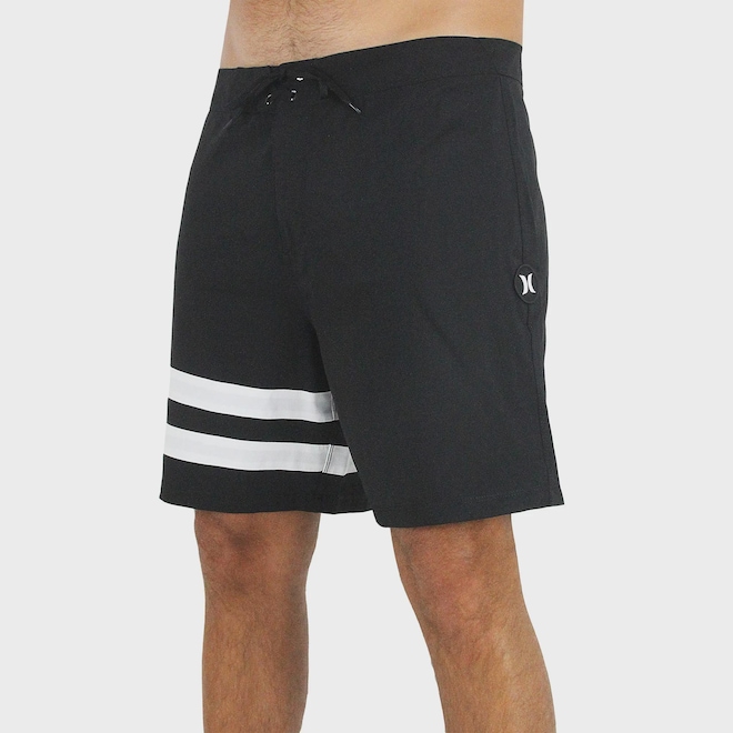 Bermuda Hurley Phantom Block Party 18" Masculina - Foto 1