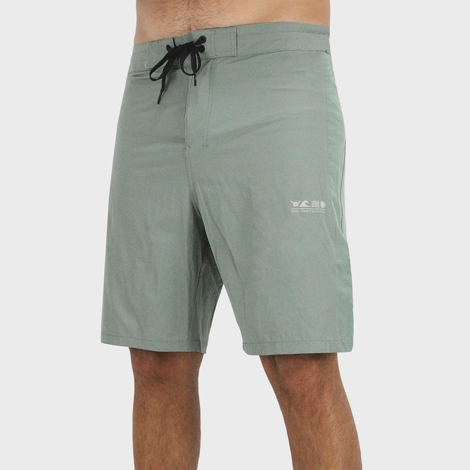 Bermuda Hang Loose Bonded 19 Khaki Masculina - Foto 1