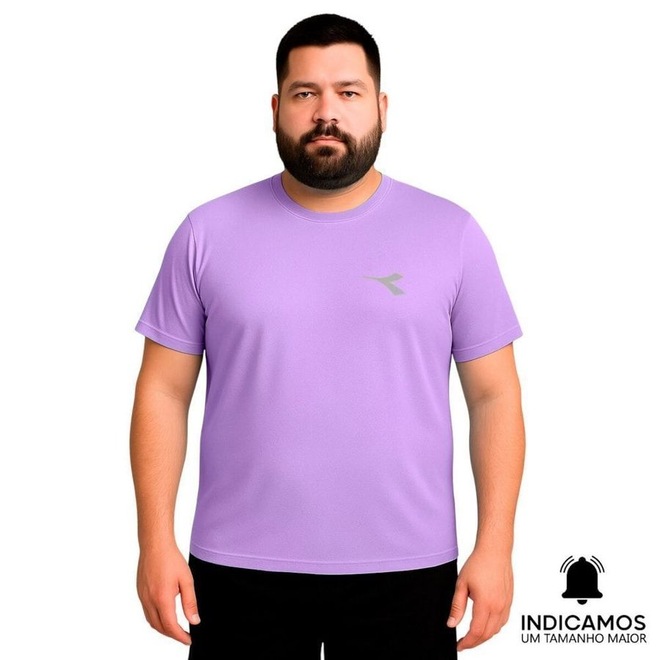 Camiseta Diadora Small Logo Plus Size Masculina - Foto 1