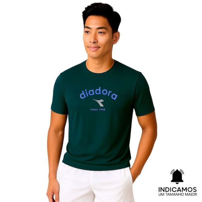 Camiseta Diadora Identidade Masculina - Foto 1