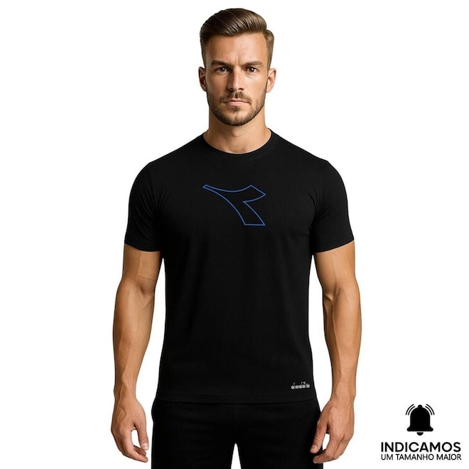Camiseta Diadora Big Logo UNO Masculina - Foto 1