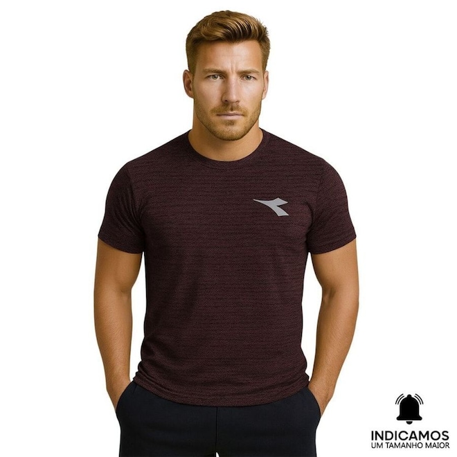 Camiseta Diadora Small Logo EXC Masculina - Foto 1