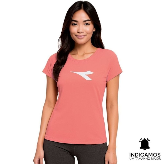 Camiseta Diadora Big Logo Feminina - Foto 1