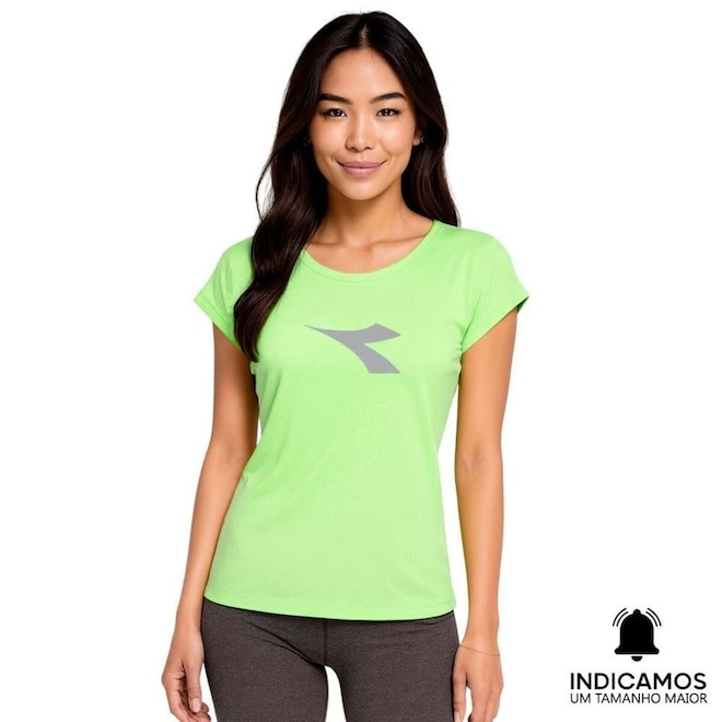Camiseta Diadora Big Logo Feminina - Foto 1