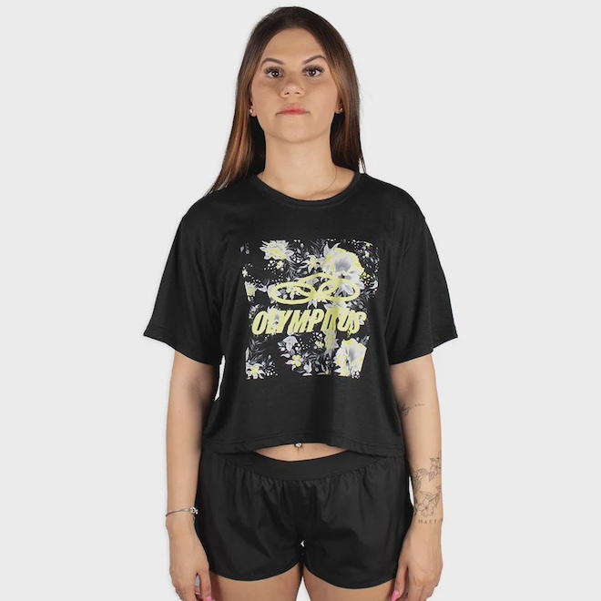 Camiseta Olympikus Box Feminina - Foto 1