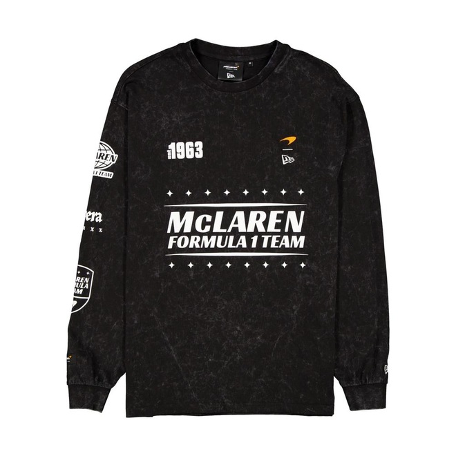 Camiseta New Era McLaren LS Racing Masculina - Foto 1