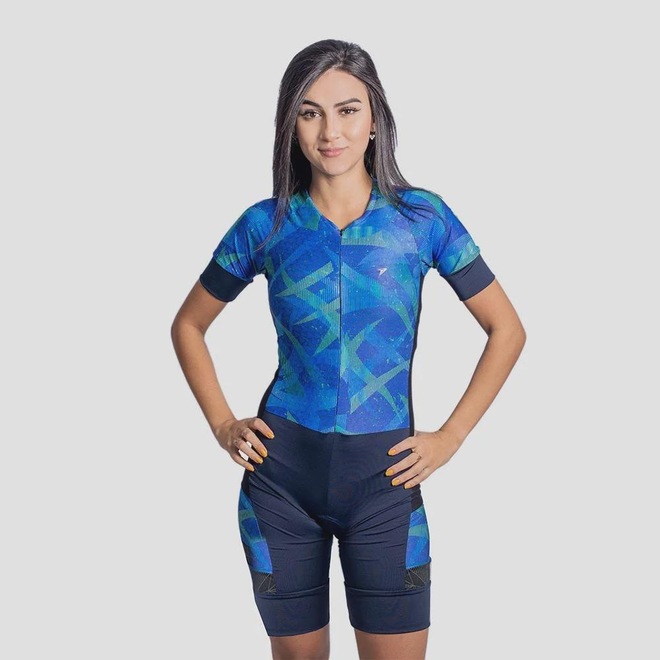 Macaquinho Ciclismo Poker Harpy Feminino - Foto 1