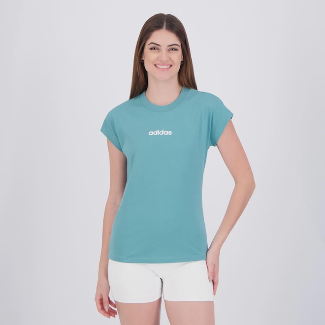 Camiseta adidas SJ Logo Linear Feminina - Foto 1