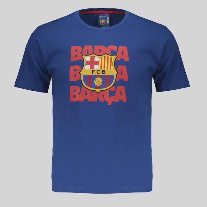 Camisa Barcelona Barça Infantil - Foto 1