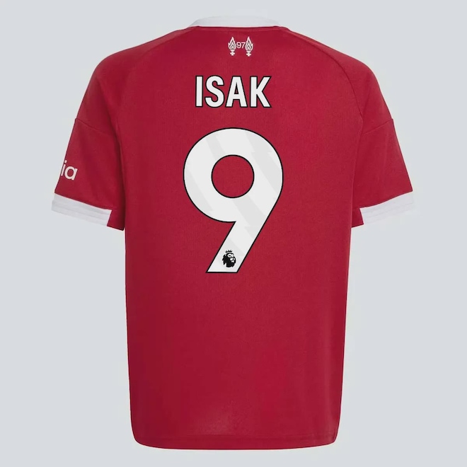 Camisa Liverpool I 2026 9 Isak adidas Infantil - Foto 1