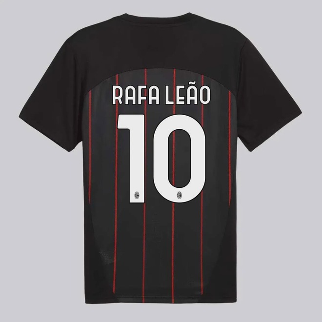 Camisa Milan Pré-Jogo 2025 Puma 10 Rafa Leão Masculina - Foto 1