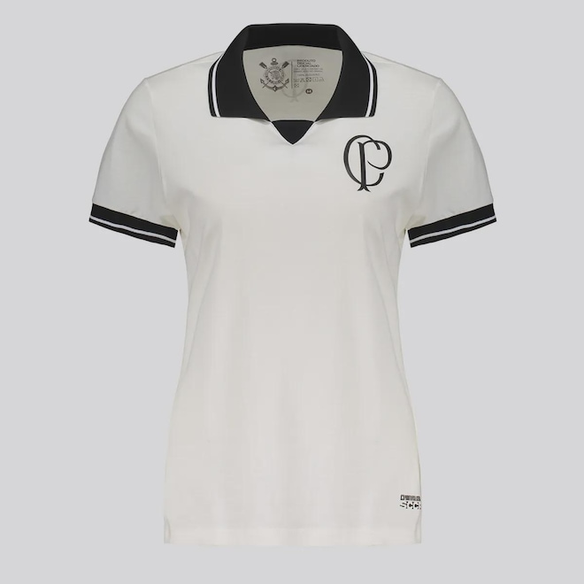 Camisa Polo Corinthians Basic Feminina - Foto 1