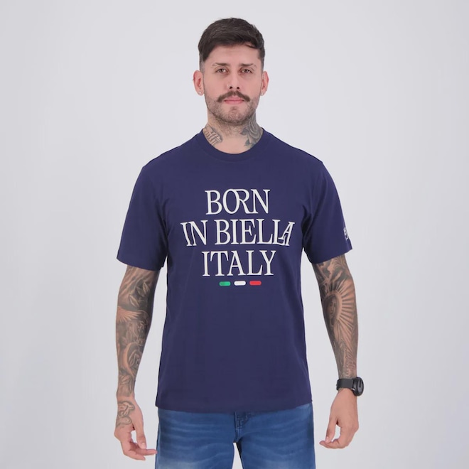Camiseta Fila Comfort Born In Biella Masculina - Foto 1