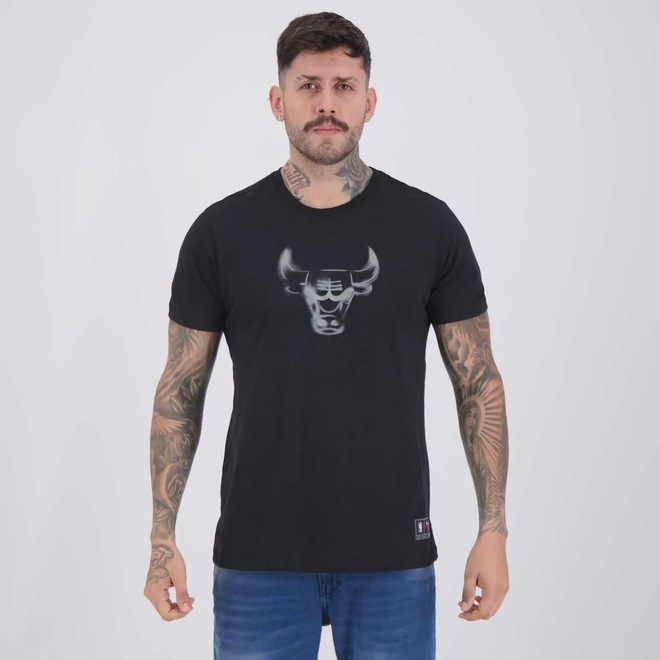 Camiseta NBA Chicago Bulls Spray Masculina - Foto 1