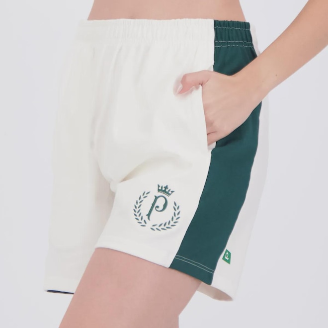Shorts Palmeiras Herança Feminino - Foto 1