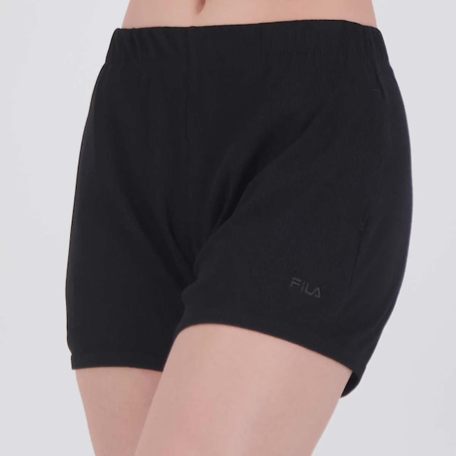 Shorts Fila Rib Feminino - Foto 1